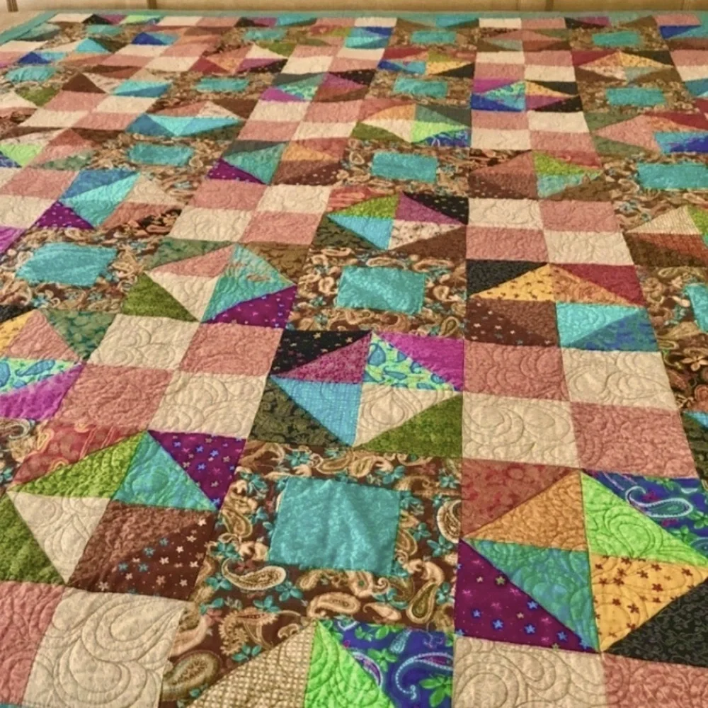 Beautiful Artisan-Made Queen Quilt